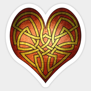 The Celtic Heart Sticker